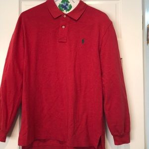 Mens polo long sleeve